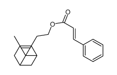 2-(6,6-dimethylbicyclo[3.1.1]hept-2-en-2-yl)ethyl cinnamate结构式