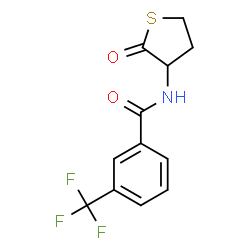 N-(2-OXOTETRAHYDRO-3-THIOPHENYL)-3-(TRIFLUOROMETHYL)BENZENECARBOXAMIDE Structure