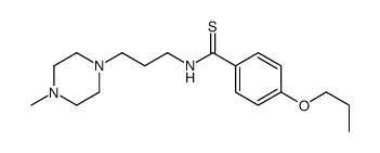 N-[3-(4-Methyl-1-piperazinyl)propyl]-p-(propoxy)thiobenzamide picture