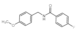 N-(4-Methoxybenzyl) 4-fluorobenzamide structure