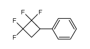 1,1,2,2-tetrafluoro-3-phenyl-cyclobutane Structure