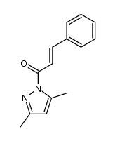 (E)-1-(3,5-dimethyl-1H-pyrazol-1-yl)-3-phenylprop-2-en-1-one Structure