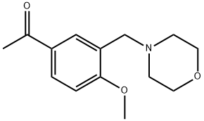 Ethanone, 1-[4-methoxy-3-(4-morpholinylmethyl)phenyl]- picture