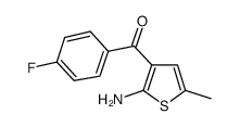 (2-amino-3-fluorophenyl)-(5-methylthiophen-2-yl)methanone Structure