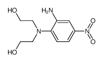 2,2'-((2-amino-4-nitrophenyl)azanediyl)bis(ethan-1-ol) Structure