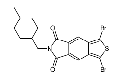 1,3-dibromo-6-(2-ethylhexyl)thieno[3,4-f]isoindole-5,7-dione结构式