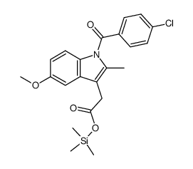 1-(4-Chlorobenzoyl)-5-methoxy-2-methyl-1H-indole-3-acetic acid trimethylsilyl ester picture