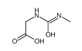 2-(methylcarbamoylamino)acetic acid Structure