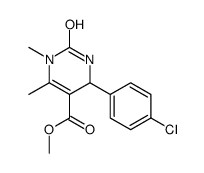 methyl 6-(4-chlorophenyl)-3,4-dimethyl-2-oxo-1,6-dihydropyrimidine-5-carboxylate Structure