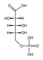 arabinonate-5-phosphate Structure