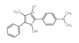 Benzenamine,4-(1-hydroxy-4-methyl-3-oxido-5-phenyl-1H-imidazol-2-yl)-N,N-dimethyl-结构式