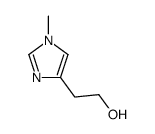 2-(1-methylimidazol-4-yl)ethanol结构式