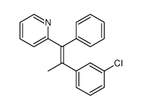 2-[(E)-2-(3-Chloro-phenyl)-1-phenyl-propenyl]-pyridine Structure