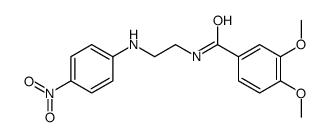 3,4-dimethoxy-N-[2-(4-nitroanilino)ethyl]benzamide Structure