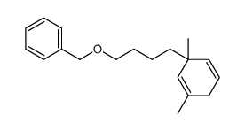 1,3-dimethyl-3-(4-phenylmethoxybutyl)cyclohexa-1,4-diene Structure