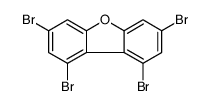 1,3,7,9-tetrabromodibenzofuran Structure