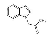 1-(1h-1,2,3-benzotriazol-1-yl)acetone Structure