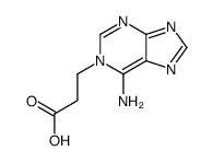 1-(2-carboxyethyl)adenine structure