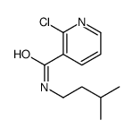 Nicotinamide, 2-chloro-N-isopentyl-结构式