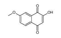 2-hydroxy-7-methoxy-1,4-naphthoquinone结构式