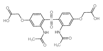 2,2-(Sulfonylbis((3-(acetylamino)-4,1-phenylene)oxy))diacetic acid picture