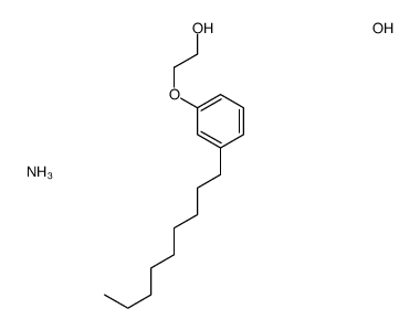 Poly(oxy-1,2-ethanediyl), .alpha.-(nonylphenyl)-.omega.-hydroxy-, phosphate, ammonium salt结构式