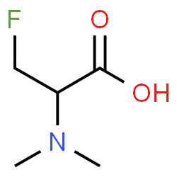 Alanine, 3-fluoro-N,N-dimethyl- (9CI) Structure