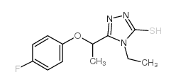 4-乙基-5-[1-(4-氟苯氧基)乙基]-4H-1,2,4-噻唑-3-硫醇图片