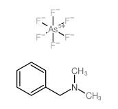 benzyl(dimethyl)azanium,hexafluoroarsenic(1-) Structure