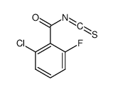 2-chloro-6-fluorobenzoyl isothiocyanate Structure