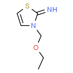 2(3H)-Thiazolimine,3-(ethoxymethyl)-(9CI) Structure