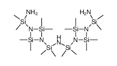 1,3-bis[3-(aminodimethylsilyl)-2,2,4,4-tetramethyl-1-cyclodisilazanyl]-1,1,3,3-tetramethyldisilazane结构式