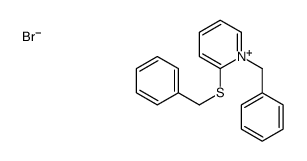 1-benzyl-2-benzylsulfanylpyridin-1-ium,bromide Structure