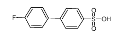 4'-fluorobiphenyl-4-sulfonic acid结构式