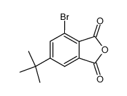 3-bromo-5-tert-butylphthalic anhydride结构式