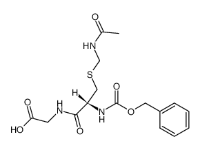 Z-Cys(Acm)-Gly-OH Structure