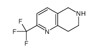 2-三氟甲基-5,6,7,8-四氢-[1,6]萘啶结构式