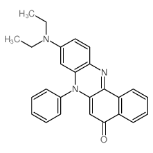 9-(Diethylamino)-7-phenylbenzo[a]phenazin-5(7H)-one结构式