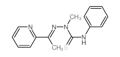 Hydrazinecarbothioamide,1-methyl-N-phenyl-2-[1-(2-pyridinyl)ethylidene]- picture