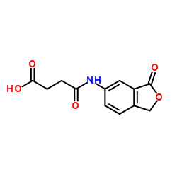 N-(3-OXO-1,3-DIHYDRO-ISOBENZOFURAN-5-YL)-SUCCINAMIC ACID picture