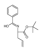 tert-butyl (2S)-2-benzamidopent-4-enoate结构式