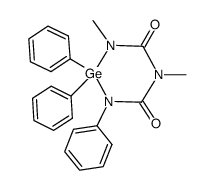 1,5-dimethyl-2,2,3-triphenyl-1,3,5,2-triazagerminane-4,6-dione结构式