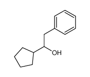 1-cyclopentyl-2-phenylethan-1-ol Structure