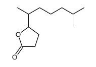 5-(1,5-dimethylhexyl)dihydrofuran-2(3H)-one结构式