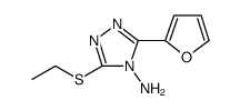 3-ETHYLSULFANYL-5-FURAN-2-YL-[1,2,4]TRIAZOL-4-YLAMINE picture