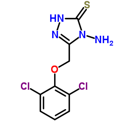 4-amino-5-[(2,6-dichlorophenoxy)methyl]-4H-1,2,4-triazole-3-thiol picture