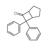 7,7-diphenylbicyclo[3.2.0]heptan-6-one结构式