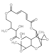 8-beta-Hydroxy-9-beta,10-beta-epoxyverrucarin结构式