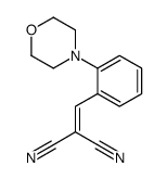 2-[(2-morpholin-4-ylphenyl)methylidene]propanedinitrile结构式