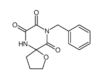 7-benzyl-1-oxa-7,10-diazaspiro[4.5]decane-6,8,9-trione Structure